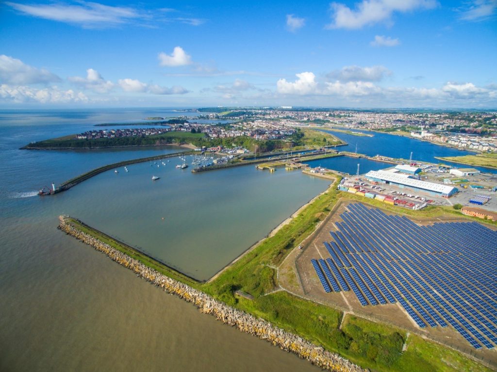 Aerial site image of ABp's Port of Barry